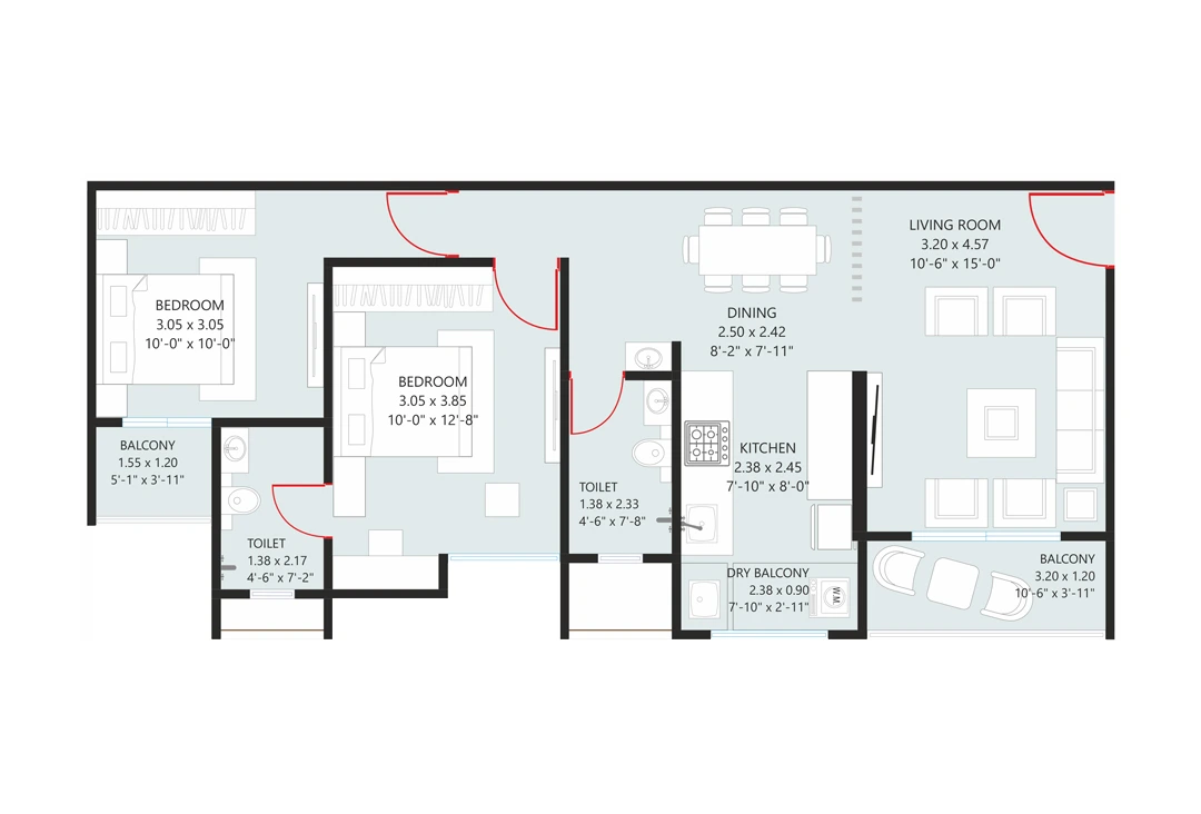 Prasanna Param 2 BHK